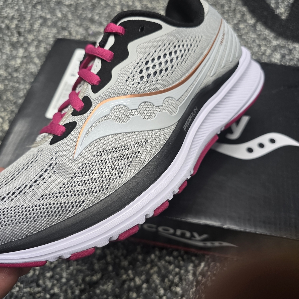 Saucony Ride 14 (Women's 7.5) Gray Running Shoes - Picture 6 of 11